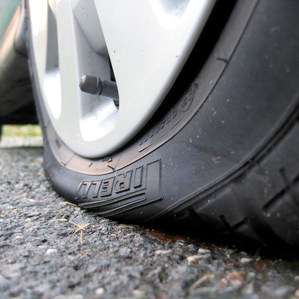 flat tyre